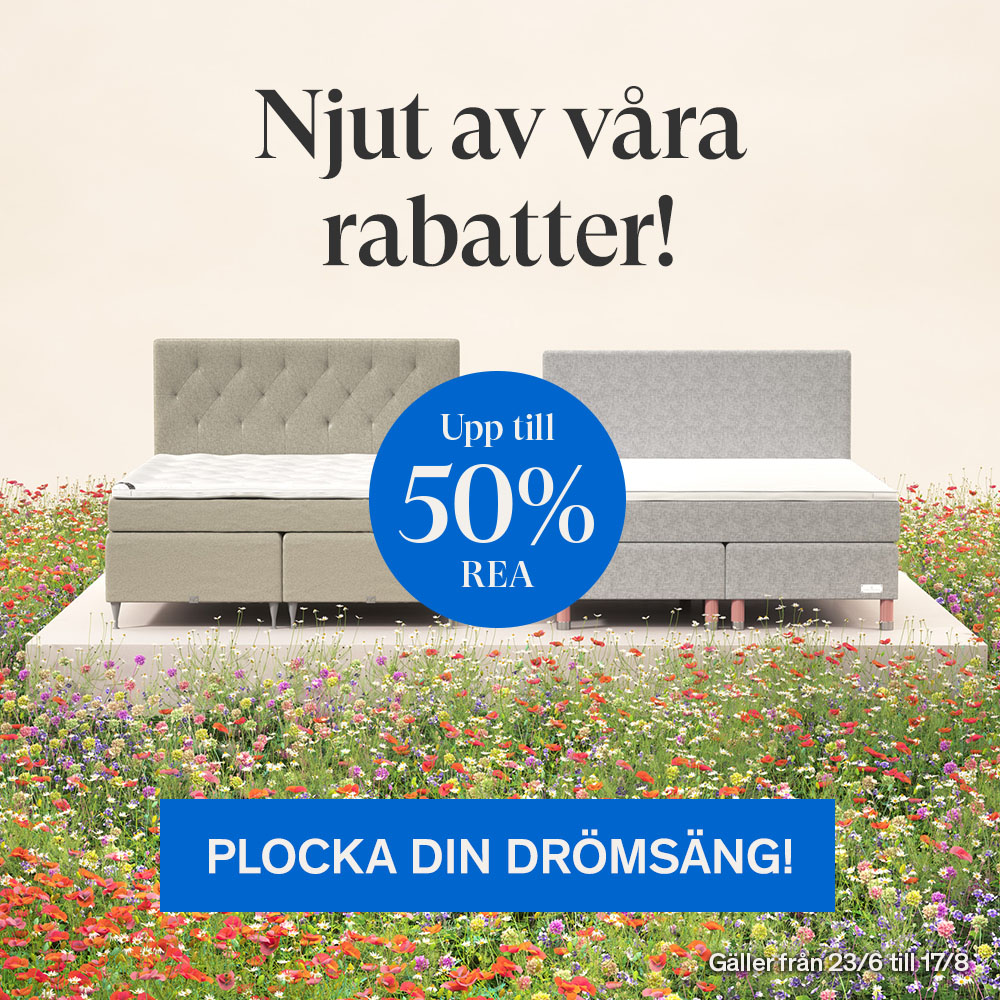 Njut av v&aring;ra rabatter! Upp till 50%